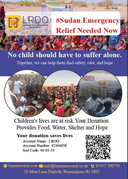 We are committed to providing emergency relief to children in Sudan and Chad, where poverty and conflict have left many without parents, food, or access to education.
